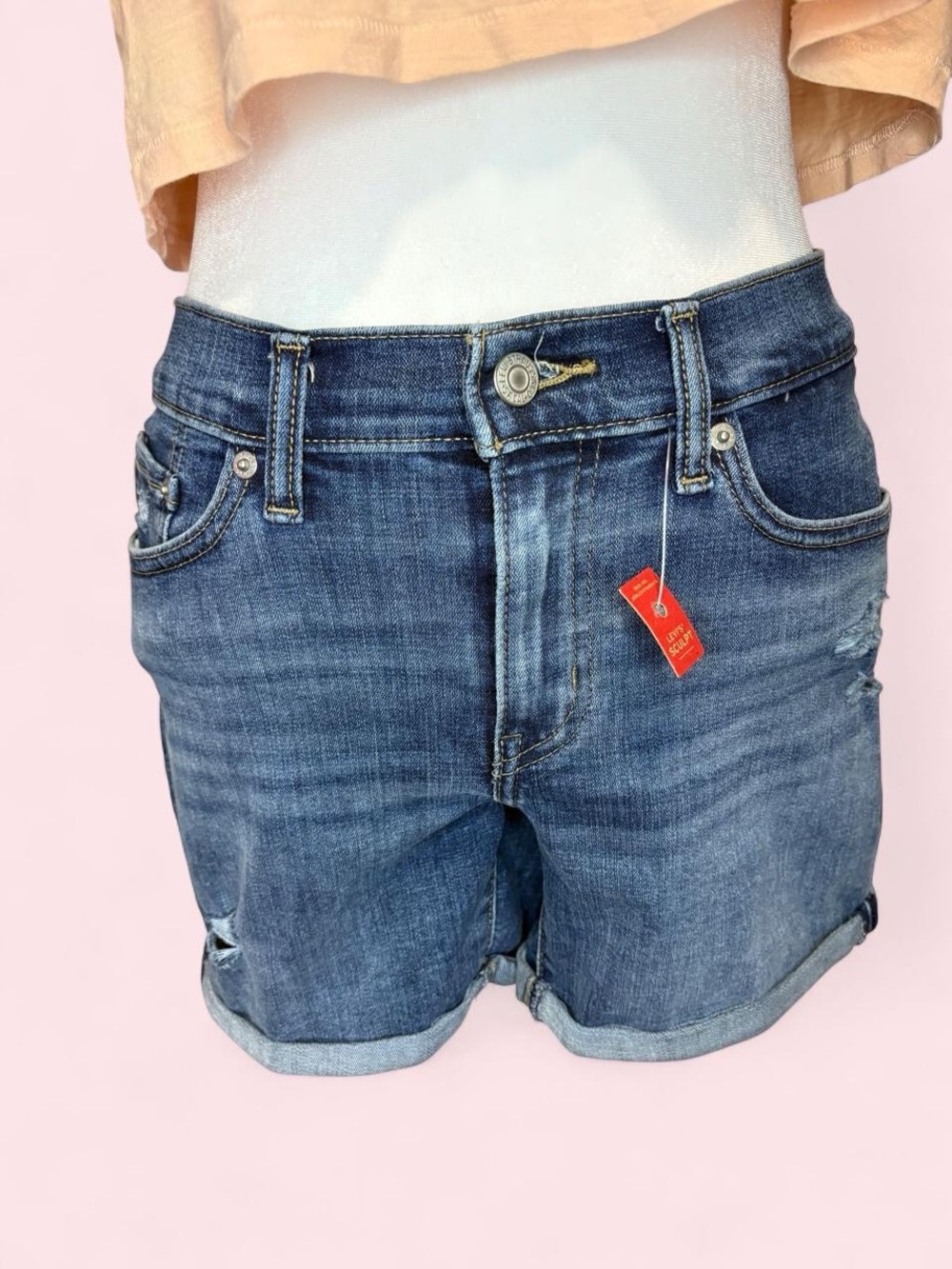 Classic Blue Denim Women’s Shorts